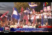 Nicaragua: Daniel Ortega es reelegido como presidente por cuarta vez