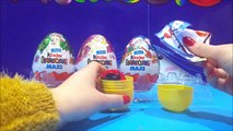 Kinder MAXI Surprise Eggs Unboxing The Peanuts Movie Snoopy Dog Toys Video Kinder Huevos Sorpresa PART1