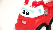 Voitures jouets - Apprendre les couleurs avec le camion de pompier et les petites voitures