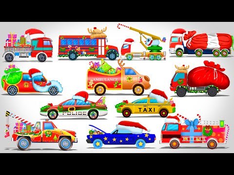 Street Vehicles | Cars and Trucks | Christmas Videos | Vehicles for Kids