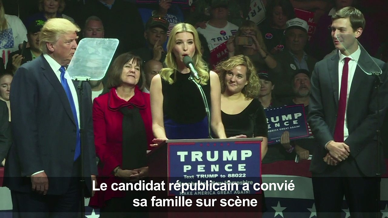 Dernière ligne droite pour Trump dans le New Hampshire