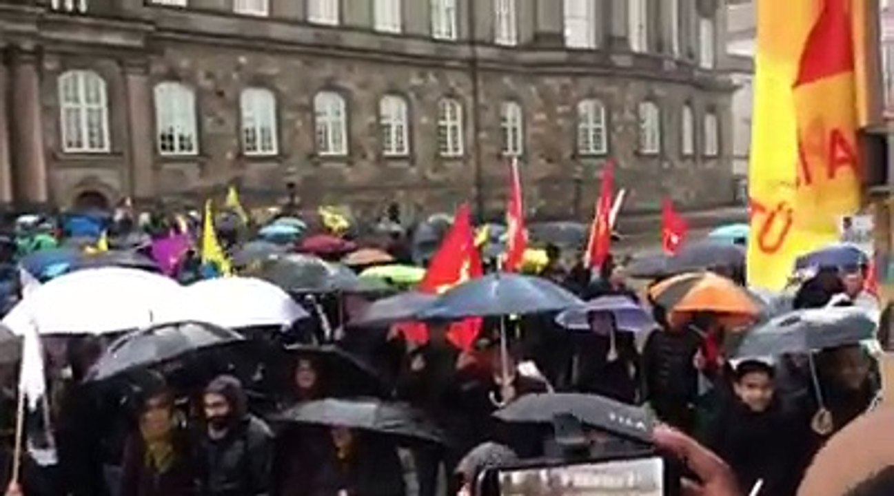 Protest in Copenhagen against Turkish tate's terror on HDP- 2016-11-05