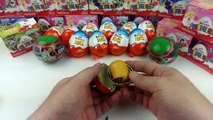 New Kinder Party Surprise Eggs / Unrapping Toys Fun!!