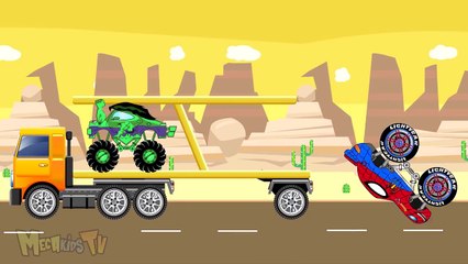 Auto Transport - SuperHeroes Monster Trucks -part2