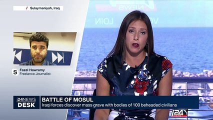 Iraqi forces discover mass grave with bodies of 100 beheaded civilians