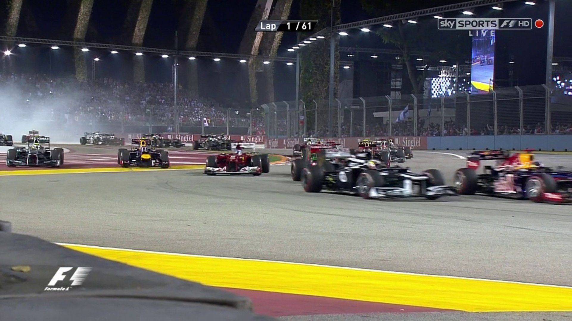 F1 - Singapore GP 2012 - Race - Part 1