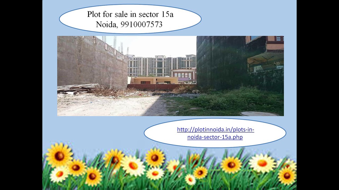 Plot in Noida sector 15a, 9910007573