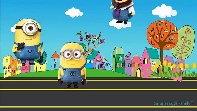 Minions Banana Surprise Eggs! Spiderman Frozen Elsa Paw Patrol Angry Birds Play Doh Stop Motion