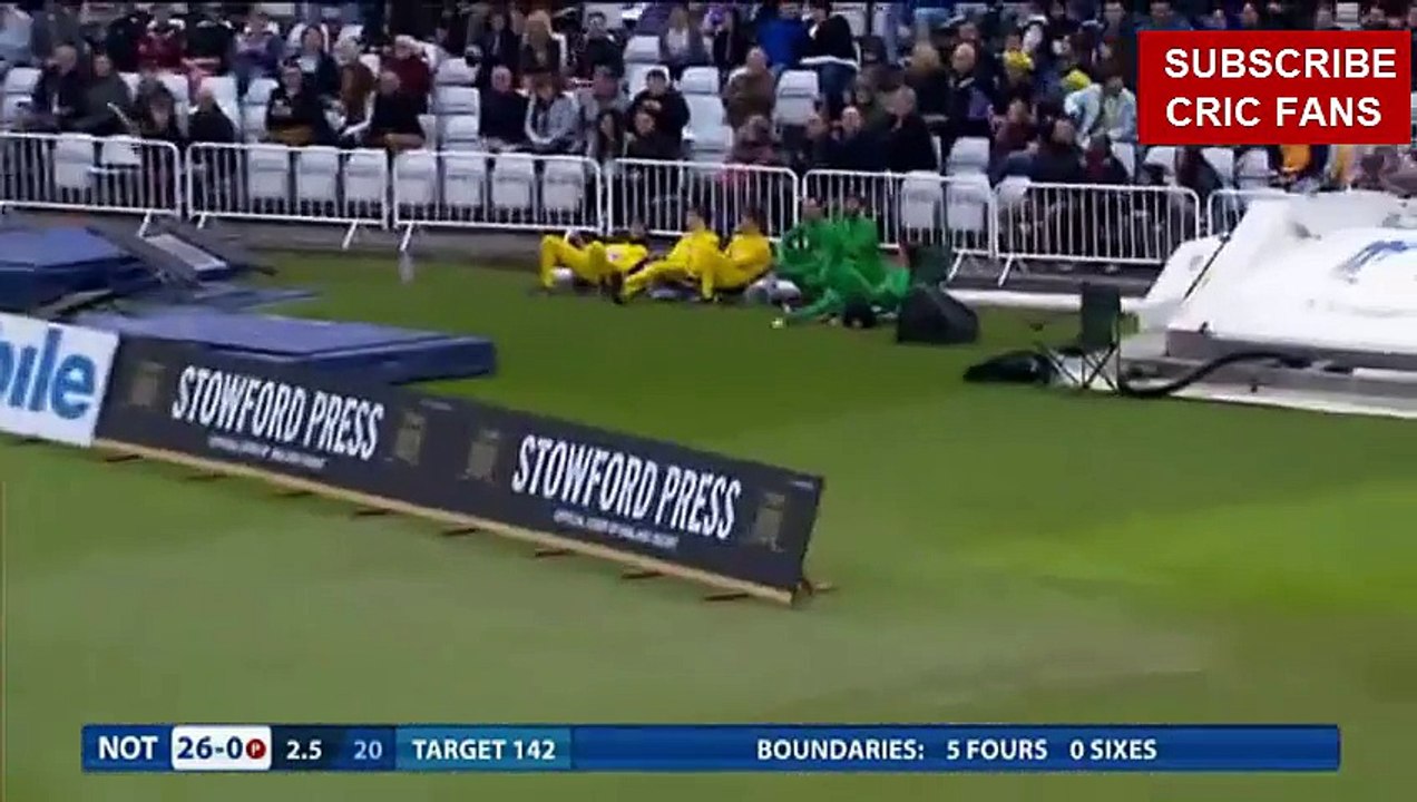 Alex Hales consecutive 6 sixes -- New record 2016 -Cricket Fans