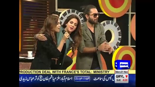 Mazaaq Raat 7 November 2016 Saba Qamar Yasir Hussain Dunya News - مذاق رات مزاحیہ پروگرام