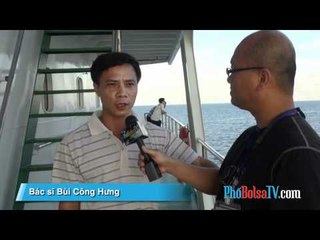 Nói chuyện với bác sĩ Bùi Công Hưng trên tàu HQ-571