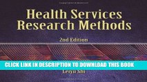 [PDF] Epub Health Services Research Methods Full Download