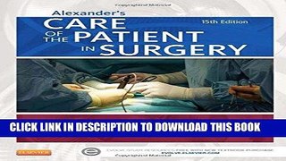 [PDF] Mobi Alexander s Care of the Patient in Surgery, 15e Full Download