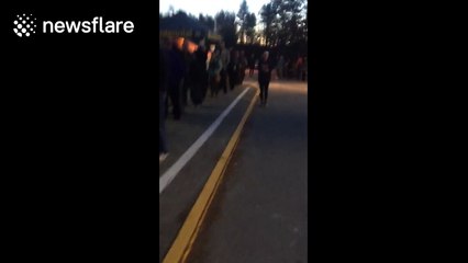 Busy polling stations as voting starts in the US