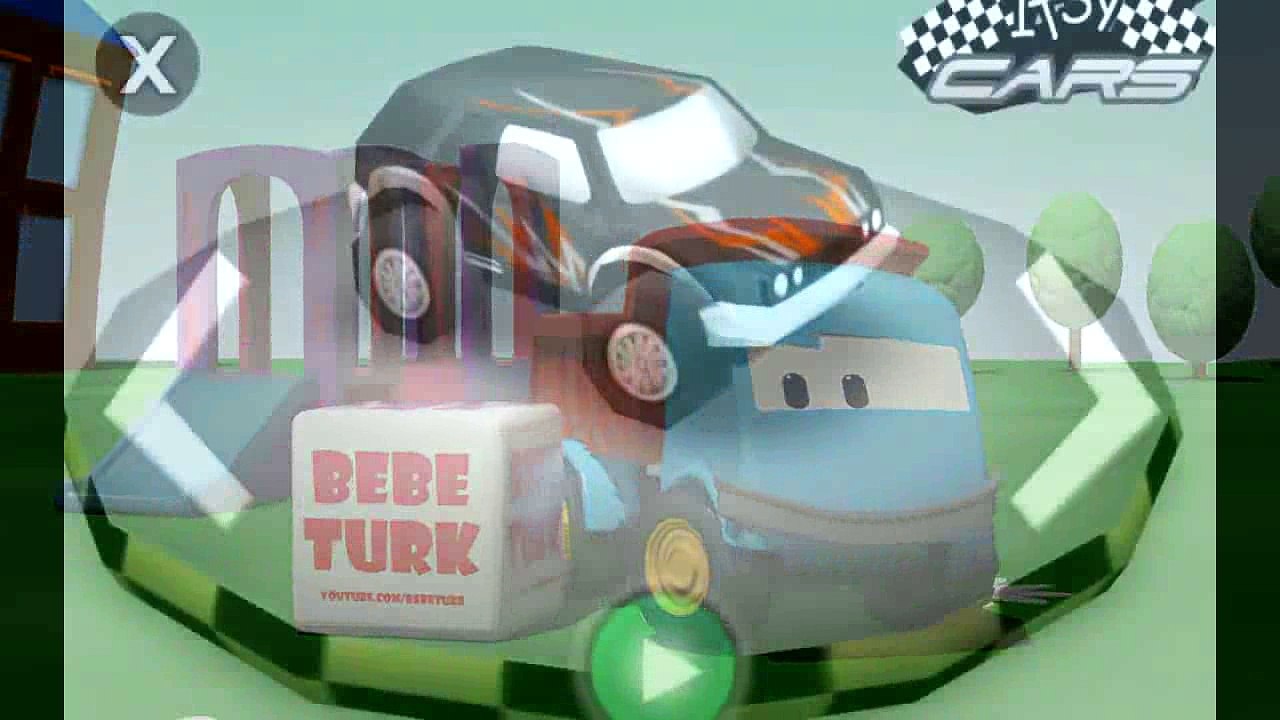 Çizgi Film - Yarış Arabası - Sağ ve Sol öğreniyoruz (Itsy cars)