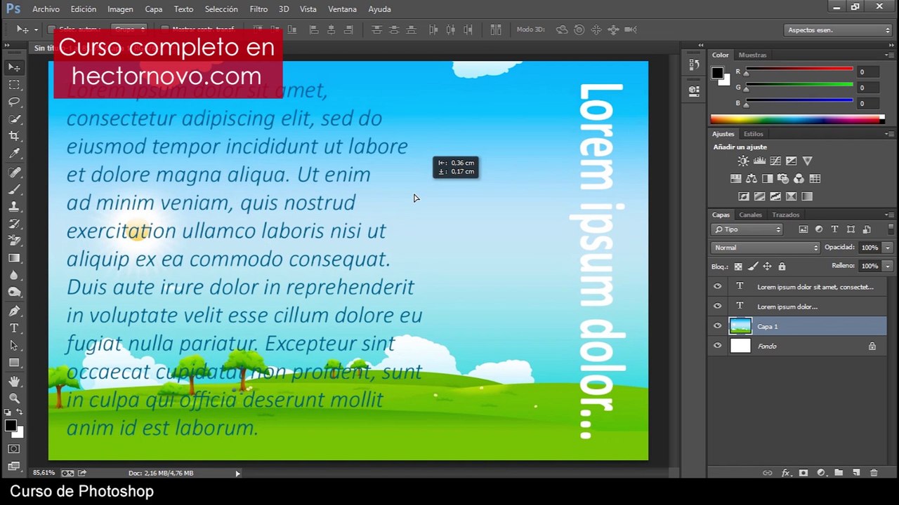 Curso Photoshop: Selección automática de capas