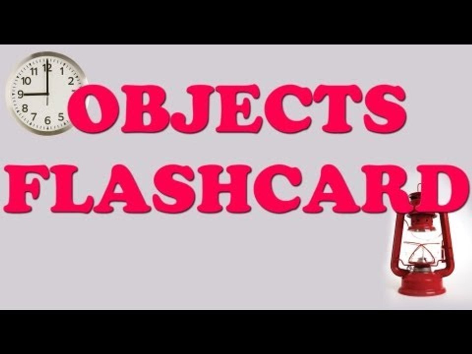 Objects flashcard