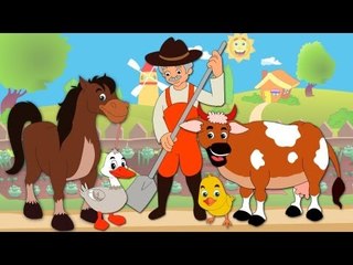 Old MacDonald | Animal Sound Song | Old MacDonald Had A Farm | Nursery Rhyme