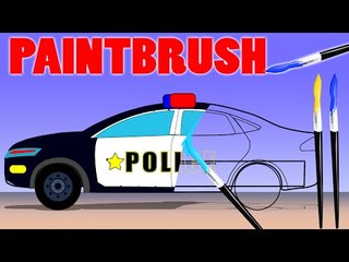 Police Car | Fire Truck | Ambulance | Coloring Book | learn colors | colors song