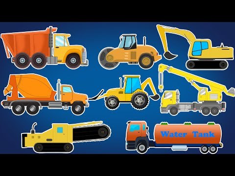 Trucks and Equipment | Construction Vehicles | Kids Vehicles
