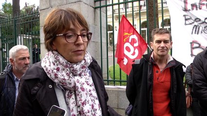 Les infirmiers dans la rue à Ajaccio