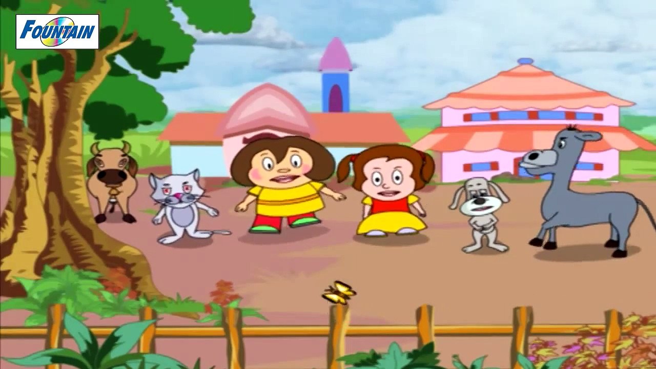 Animals Talk - Nursery Rhymes - English