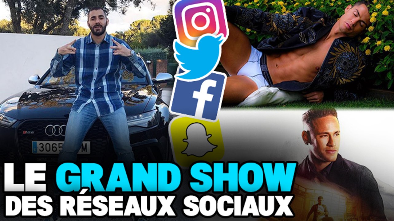 CR7 mort de peur, Benzema frime en voiture... le meilleur des réseaux sociaux !