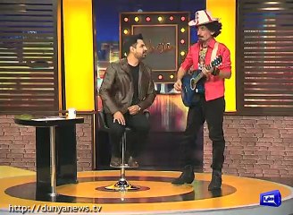 mazaq raat iftekhar & saba qammer funny video
