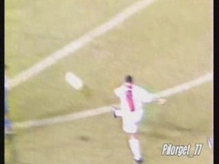 LA COROGNE-PSG 95-96, BUT DE DJORKAEFF