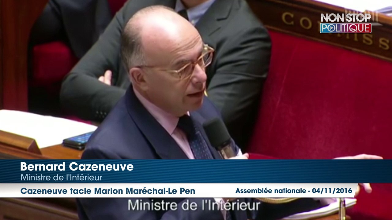 Quand Bernard Cazeneuve recadre Marion Maréchal...
