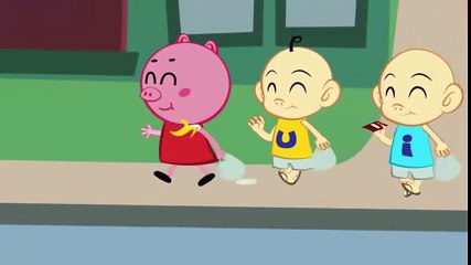 Peppa Pig en Espanol  Superhero Real in Life  Finger family  Nursery Rhymes_5