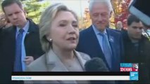 Clinton casts her vote in US presidential elections