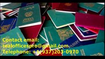 Acheter les vrais et faux passeports, visas, cartes d'identités, permis de conduires etc