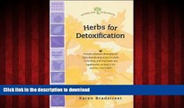 Best books  Herbs for Detoxification (Woodland Health) online for ipad