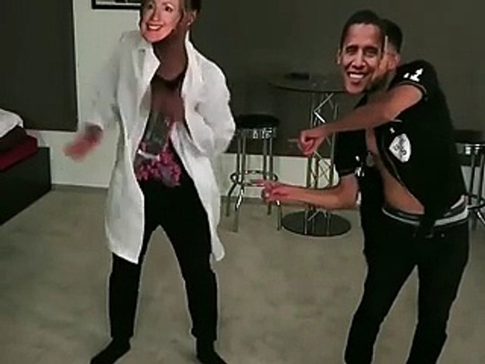 Hillary Clinton and Obama Celebrate After the US Elections