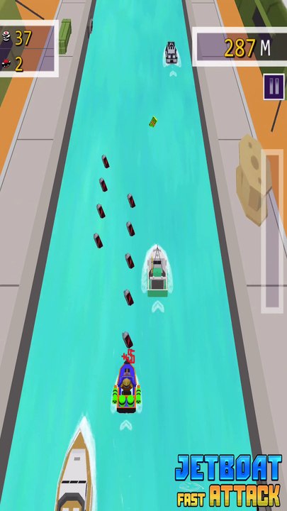 Jet Boat Fast Attack - Free 3D Water War Racing