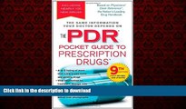 Buy book  PDR Pocket Guide to Prescription Drugs, 9th Edition (Physicians  Desk Reference Pocket