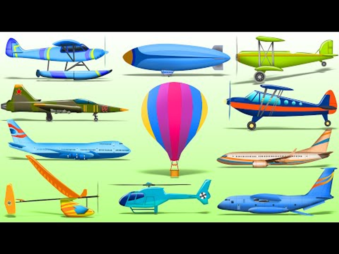 ⁣Planes For Kids | Airplane Series | Street Vehicles | Cars For Children