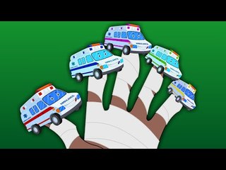 Happy and Sweety |Ambulance Finger Family | Kids Rhymes