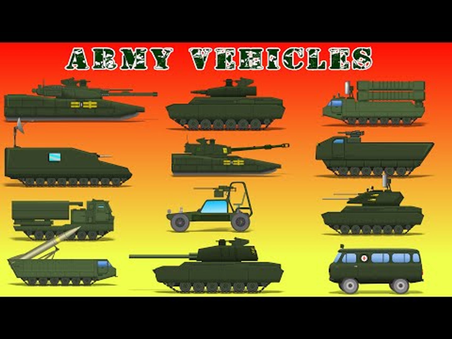 Military Vehicles Drawings