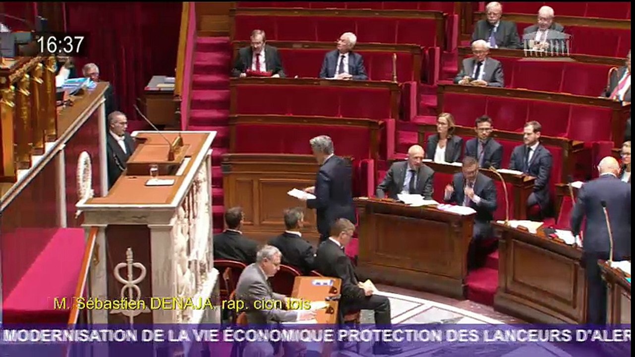 Sébastien Denaja défend la loi anti corruption - 8 novembre 2016