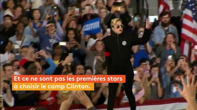 Madonna, Beyoncé ou Lady Gaga : Hillary Clinton, grande copine des stars