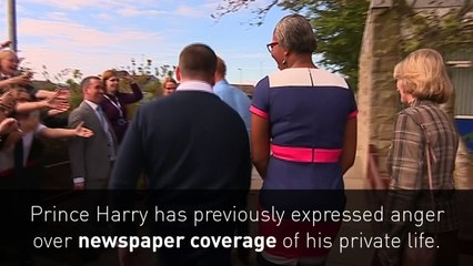 Prince Harry hits out at press over Meghan Markle stories