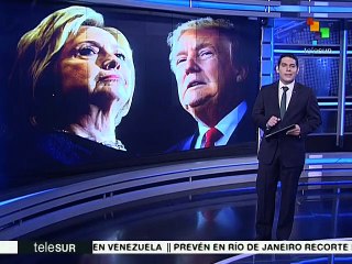 Hillary Clinton y Donald Trump contienden por la presidencia de EE.UU.