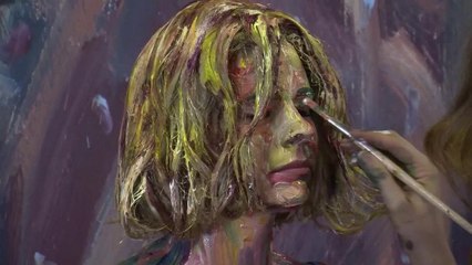 Alexa Meade convierte a la gente en obra de arte