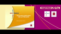 Rencontres Nationales EIE/PTRE ADEME - 15 novembre 2016