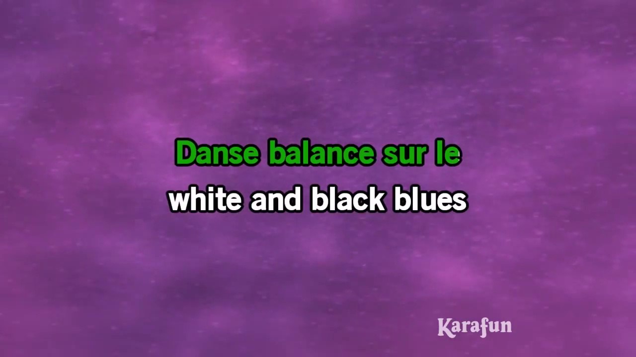 Joëlle Ursull - White and Black Blues KARAOKE / INSTRUMENTAL