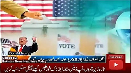 ARY News Headlines Today 8 November 2016, Report on Different Steps in USElection