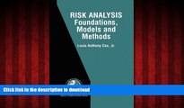 Best books  Risk Analysis Foundations, Models, and Methods (International Series in Operations