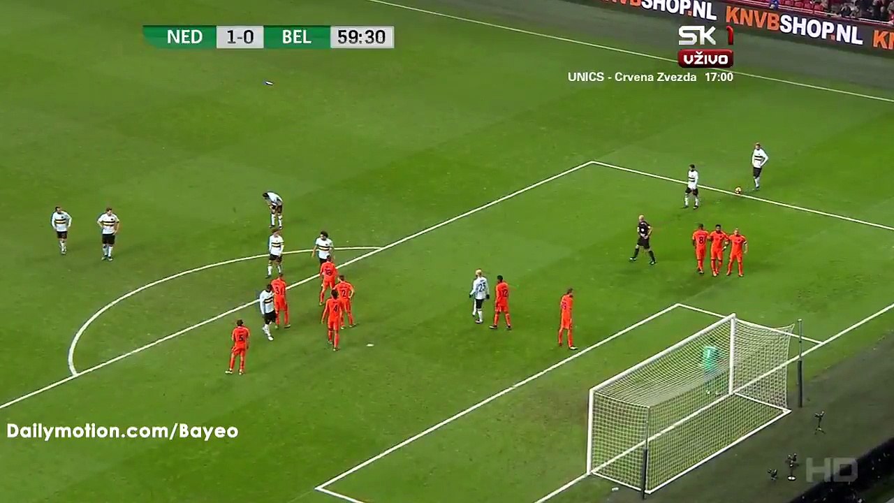 Kevin De Bruyne Incredible Miss HD - Netherlands 1-0 Belgium - 09.11.2016 Friendly Match